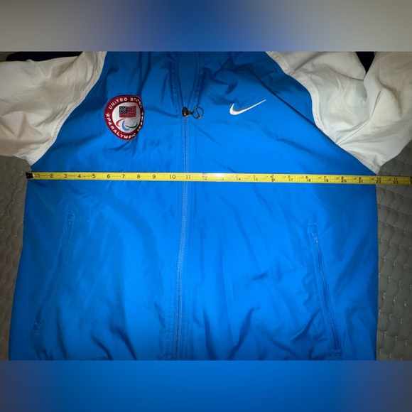 Team USA Paralympic blue jacket by Nike Dri-fit size women's Large EUC - Picture 3 of 13